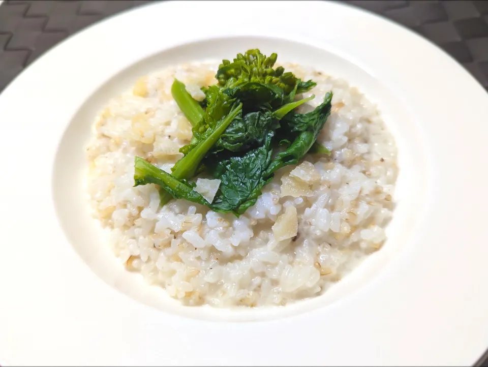 菜の花とパルミジャーノ・レッジャーノのリゾット|chiaraさん