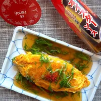 水菜入りオムレツ　オイスターソースあんかけ| 栃倉 直人さん