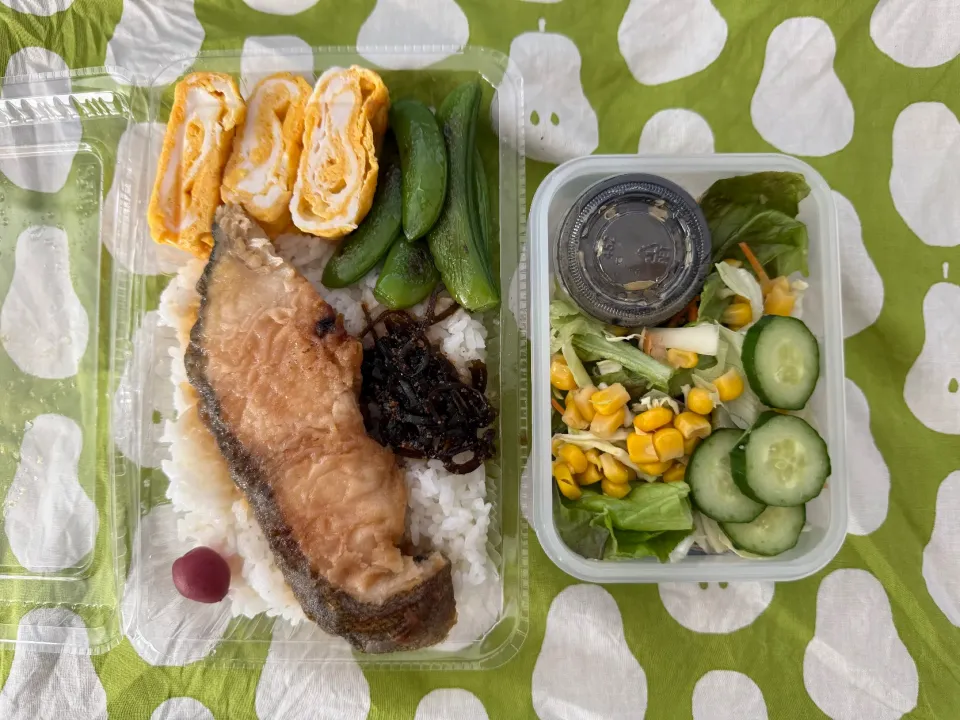 銀鱈弁当(弁当箱⇨使い捨てパック)|ひぐっちさん