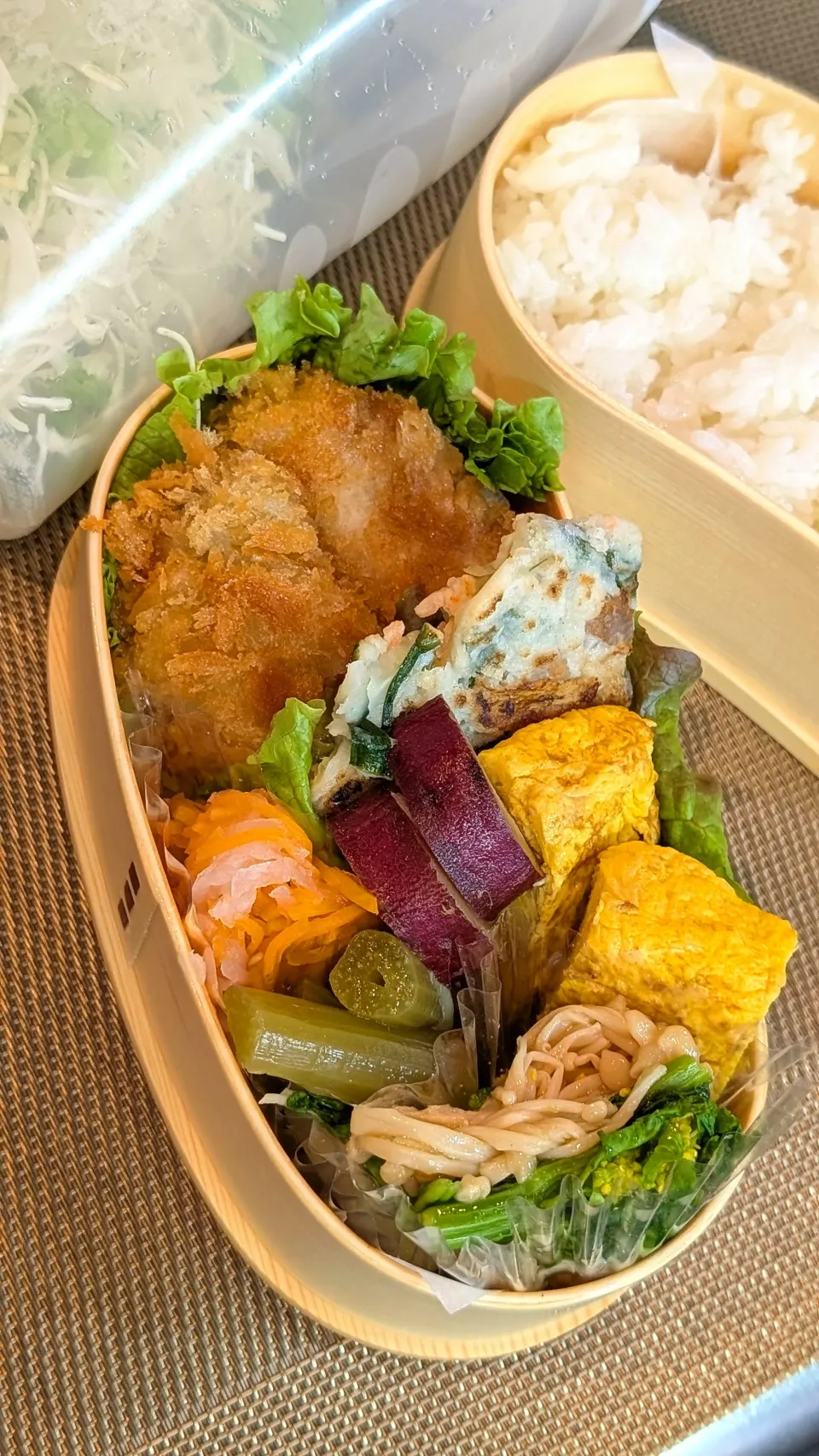 本日のお弁当〜牡蠣フライ弁当|f.1125beさん