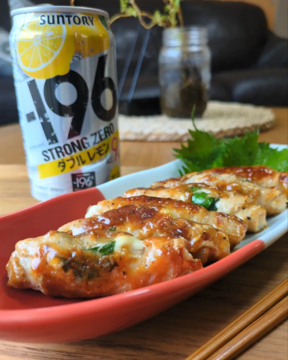 大葉ﾁｰｽﾞ豚巻き|まりおさん