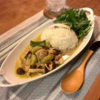 グリーンカレー🍛| 𓇼 Ⓢ Ⓗ Ⓘ Ⓝ Ⓞ Ⓑ Ⓤ 𓇼さん