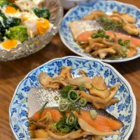 鮭のバターポン酢舞茸のっけ|fumfumさん