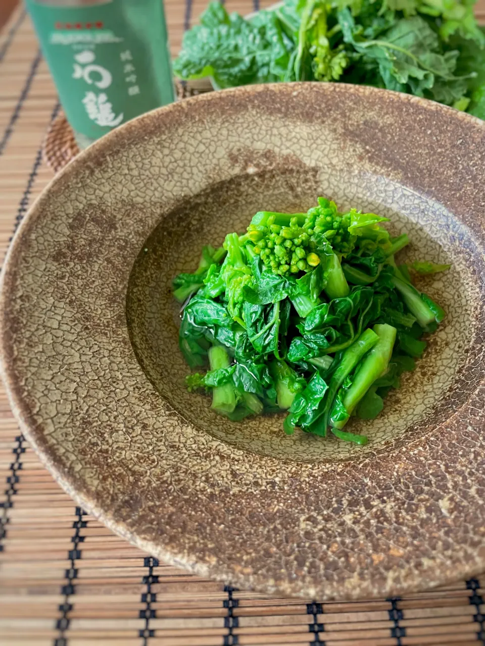 菜の花のつゆだくおひたし|アッチさん