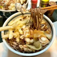 ごぼう天と肉玉ねぎ蕎麦|Takeshi  Nagakiさん