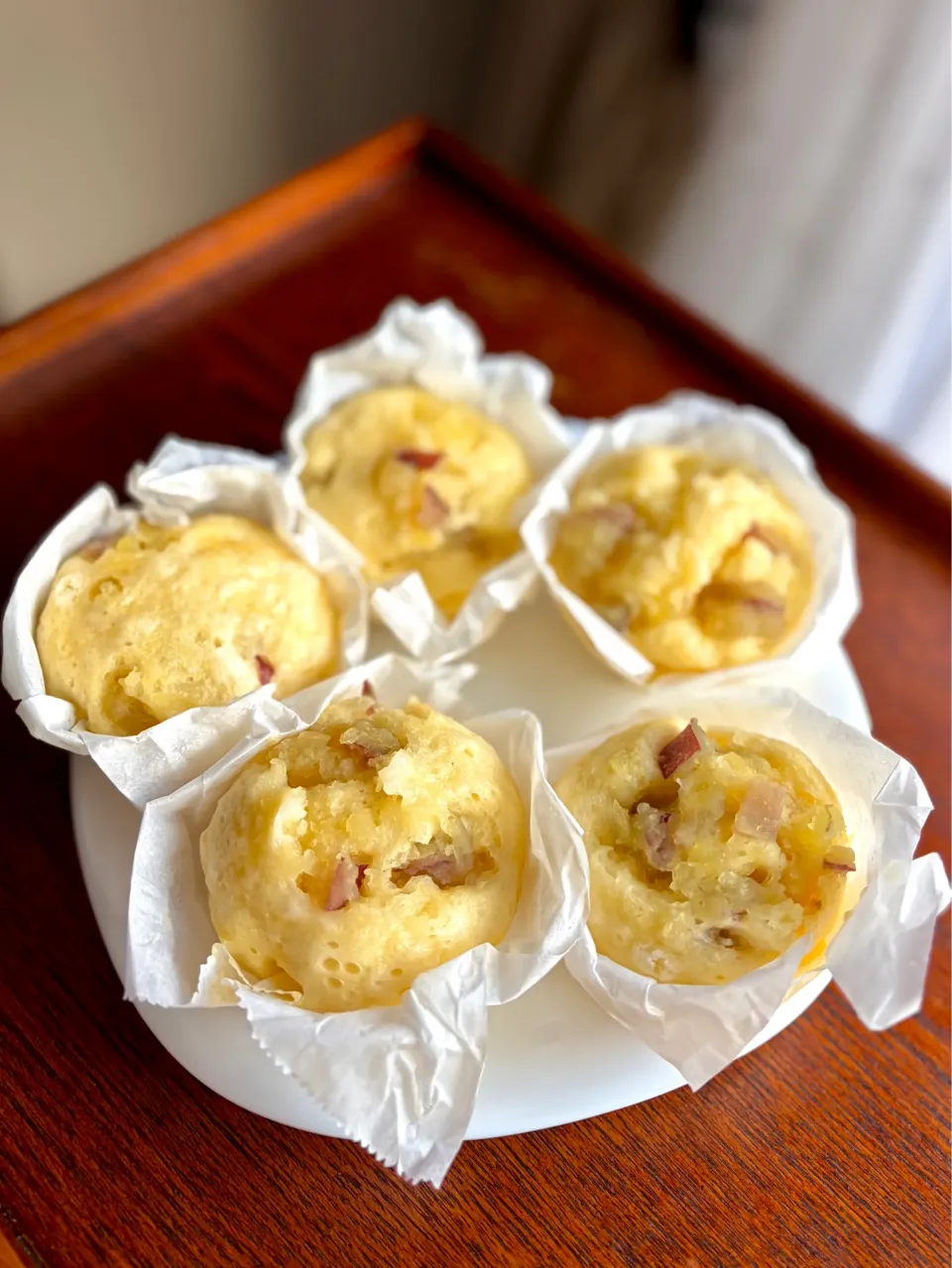 残り物には福がある✨さつまいも餡のリメイク蒸しパン🍠鬼まんじゅう風|アッコ✨さん