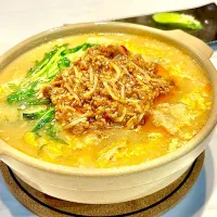 妻用。坦々豆腐鍋|ぎんさん