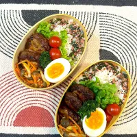 レンコン挟み焼き弁当♡|fuuum(*☻-☻*)さん