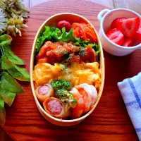 鶏チリ弁当✨|さらママさん