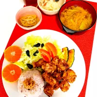 朝唐揚げ最幸〜💪|HAMI69さん