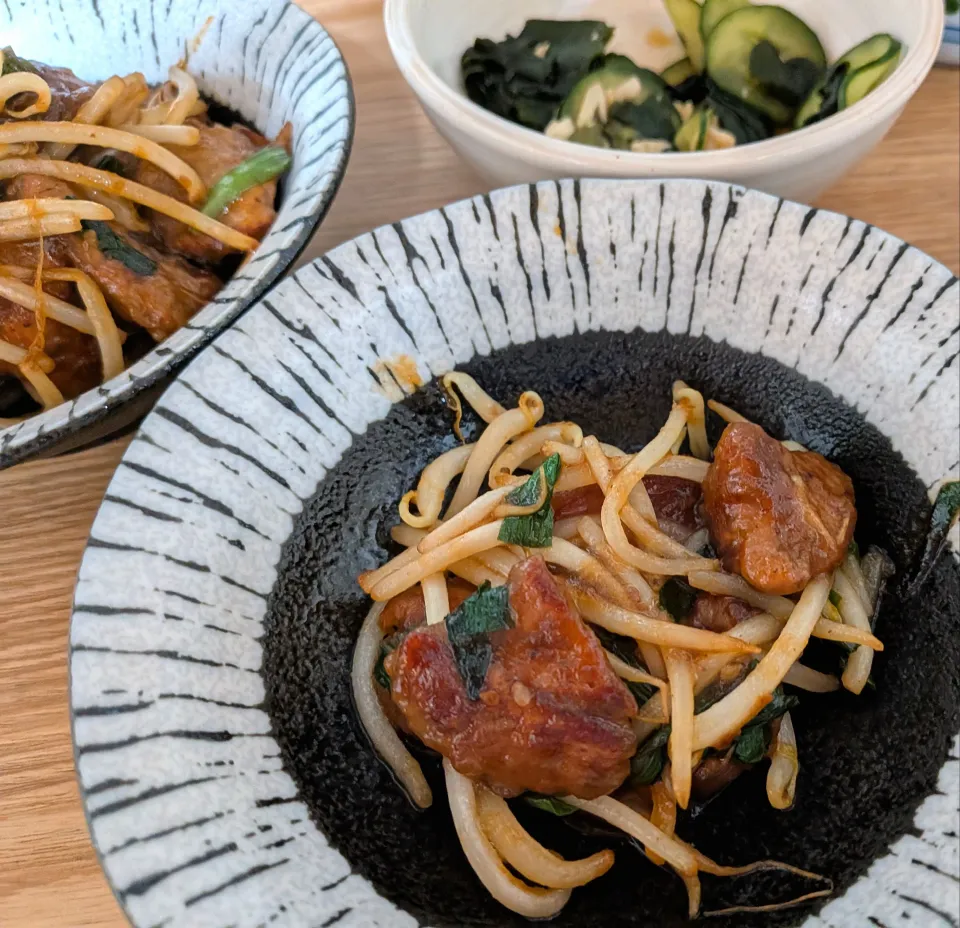 鶏のレバニラ炒め(シニア食)|りょうさん