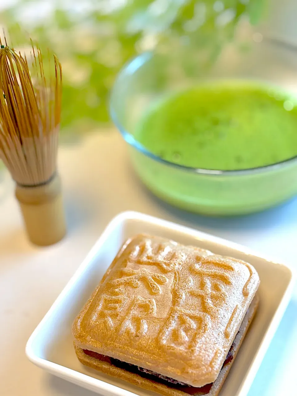 最中&お抹茶🍵|lalapoさん