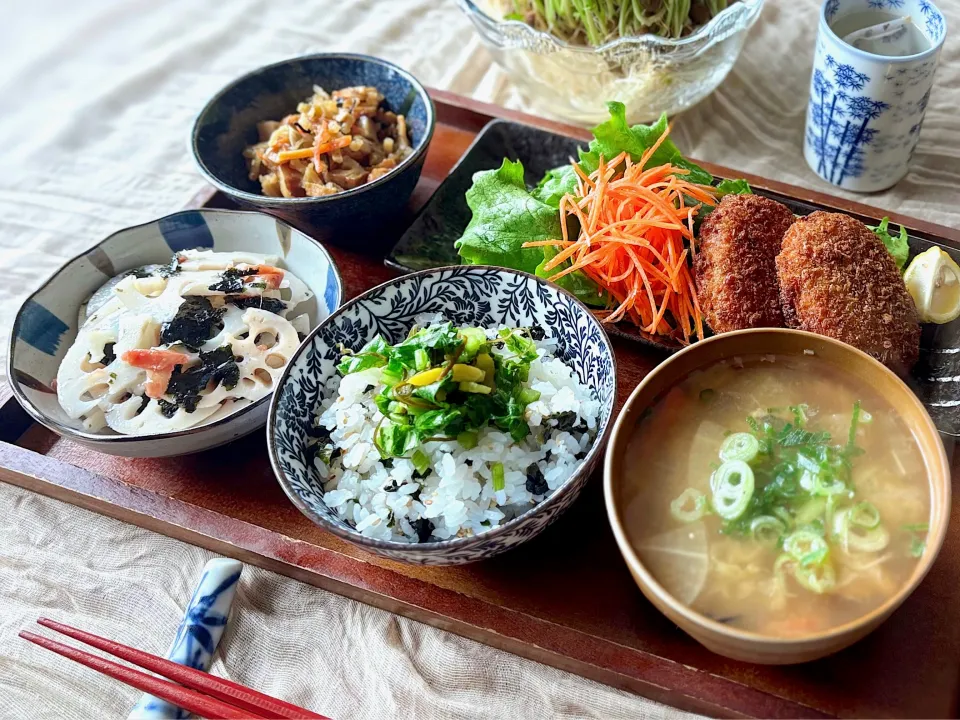 鱈汁と柚子こんぶかぶの葉のお漬物|きいろさん