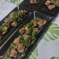 ぎんさんの料理 砂ずりピーマン