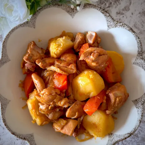 「プラス糀 にんにくしょうが 生塩糀」を使ってみたSnapdishの料理・レシピ写真:韓国風肉じゃが🇰🇷(タッポックムタン)すき焼き風きんぴら✨