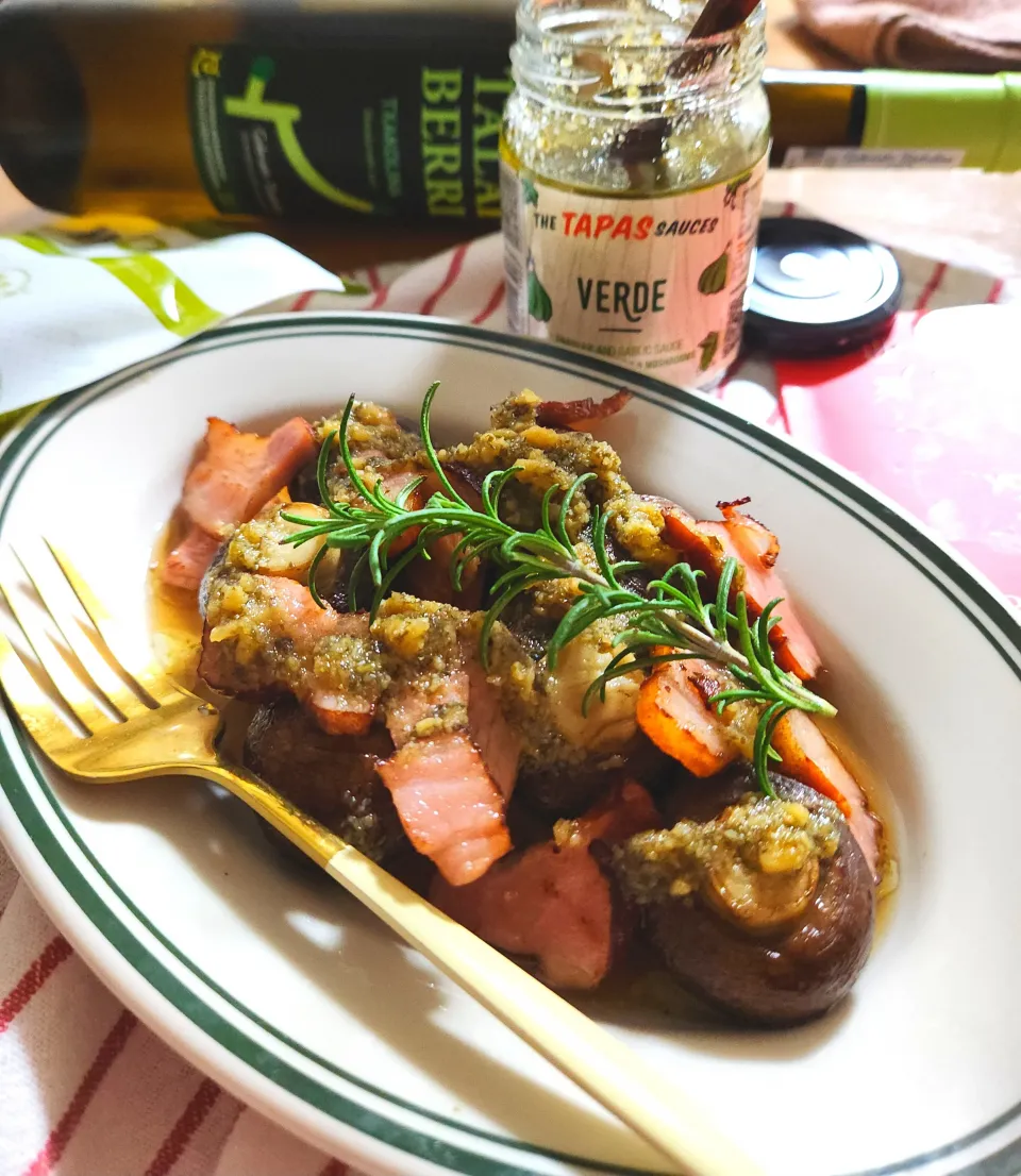 ユウキさんから頂いたタパスソースでマッシュルームのグリル|ナオミさん