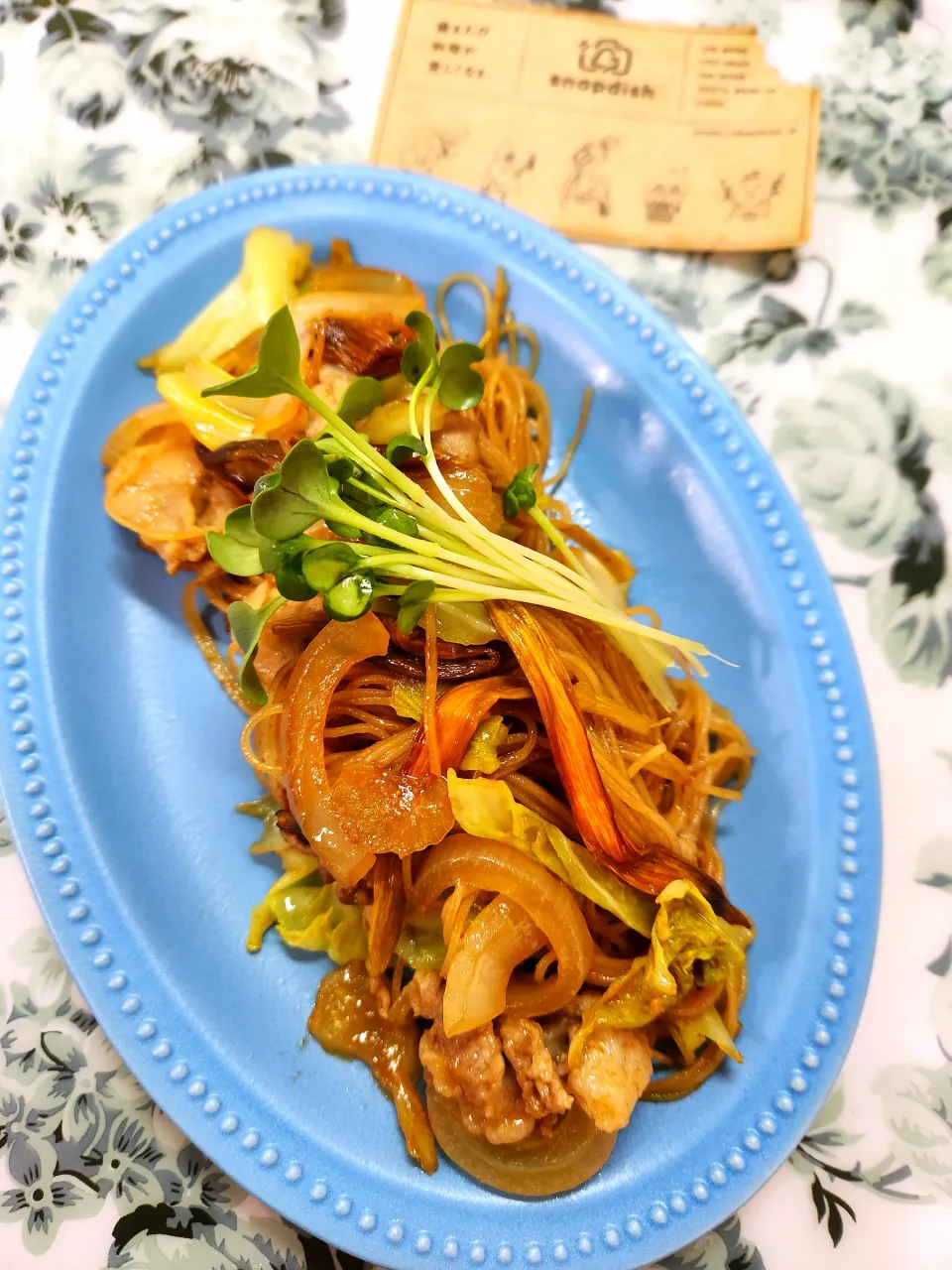 🔷とり野菜みそビーフン🔷|@きなこさん