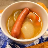 朝食ですが、寒い朝にポトフはいかが？|motohiroさん