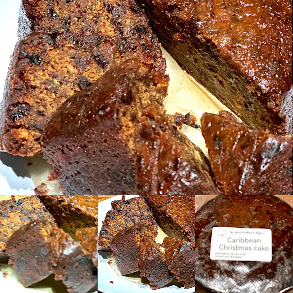 Carribean Christmas Cake 
Adam Harding a great friend who made this I can say living in Japan  it’s the first I have eaten in 30 years almost all gone look.|Emanuel Hayashiさん