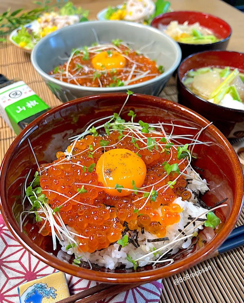 いくら丼〜🟠🔴|ラゴさん。さん