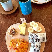 朝ごはん♯豆餅|小松菜さん