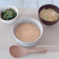 とろろご飯ランチ𓂃𓂂ꕤ*.ﾟ|antiqueさん