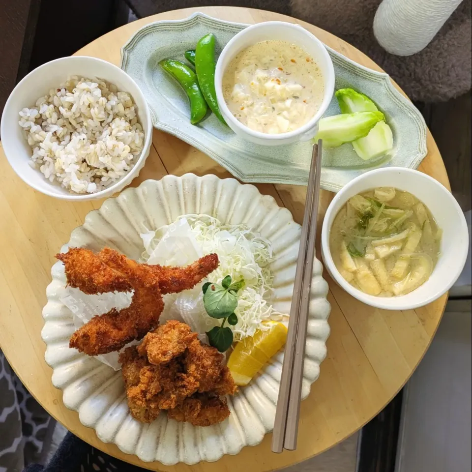 海老＆カキフライ＆グリビッシュ|mi_neneco♪さん