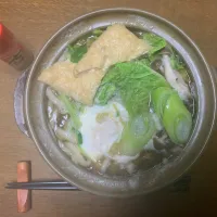 昼食　鍋焼きうどん|ATさん