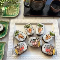 今年の干支の飾り巻き寿司|マーブルさん