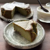 抹茶のチーズケーキ