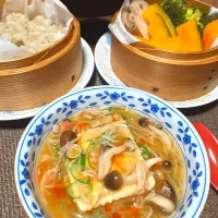 豆腐のキノコ中華あんかけ～✴️|びせんさん