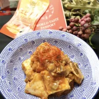 牡蠣と厚揚げのチリソース|めいめいさん