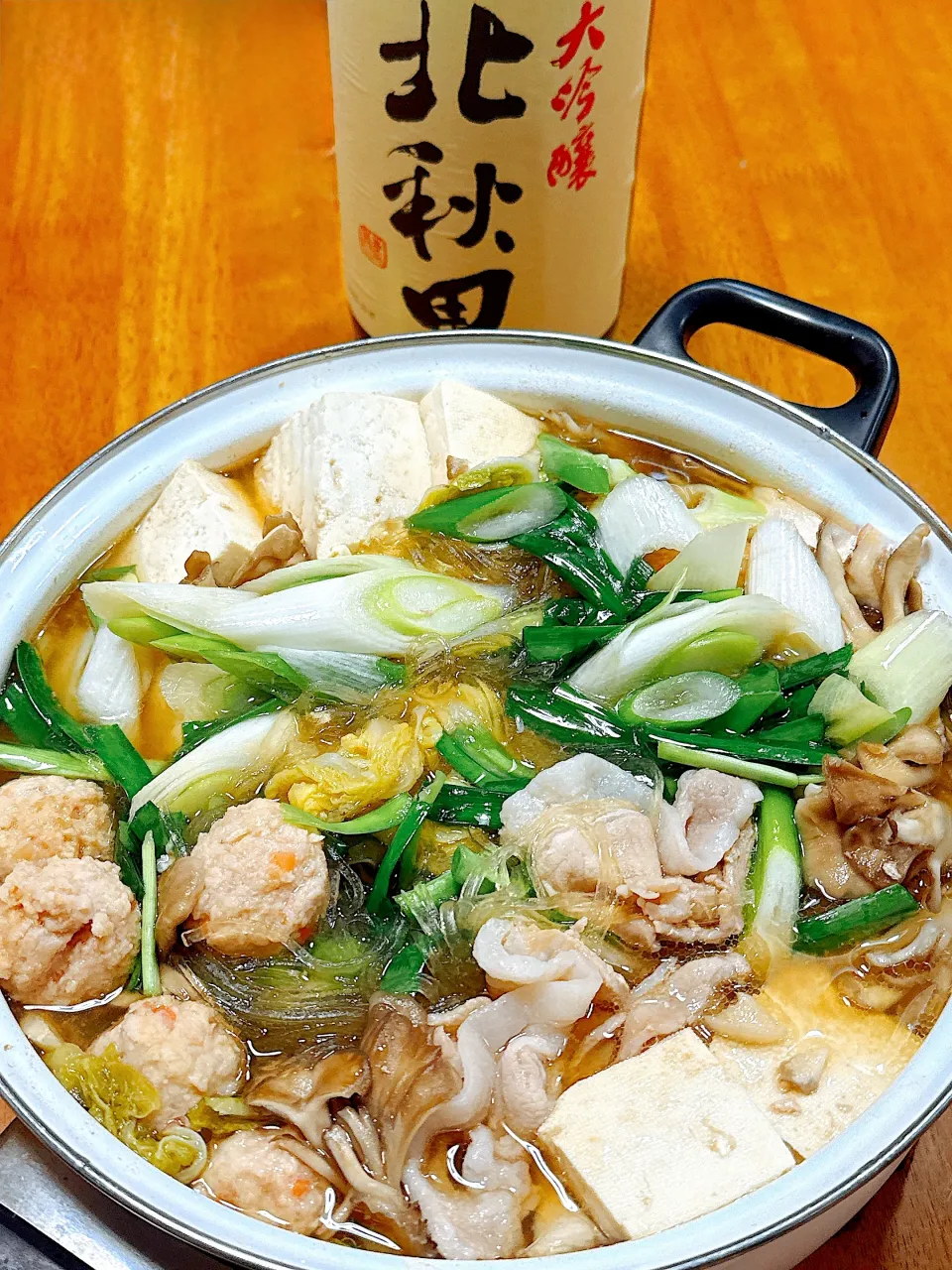 2026/01/28 鶏団子と豚ロース肉の味噌鍋|Blueberry🫐さん