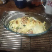 チキンとほうれん草、ソーセージのマカロニグラタン|にんにくと唐辛子が特に好き❤️(元シャリマー)さん