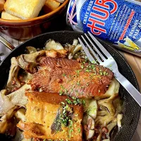 舞茸とにしん缶と花椒のアヒージョ|はるなさん