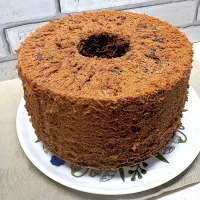 チョコチップ入りチョコレートシフォンケーキ|マダァムMikikoさん