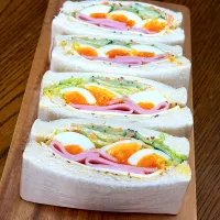 ハムたまごサンドイッチ| o-kazuさん