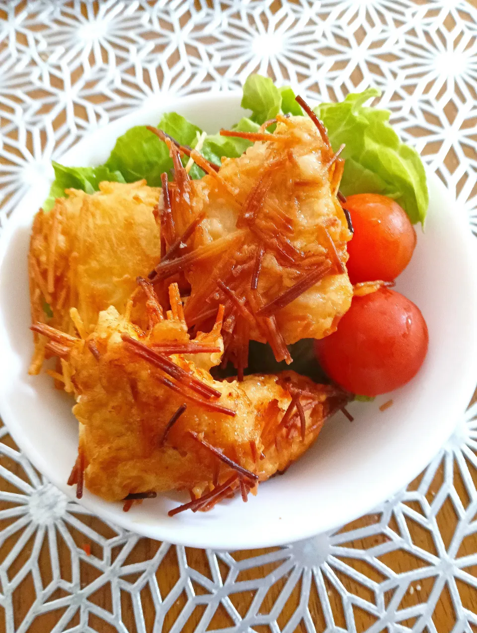 鶏のそうめん揚げ♥|玉ちゃんさん