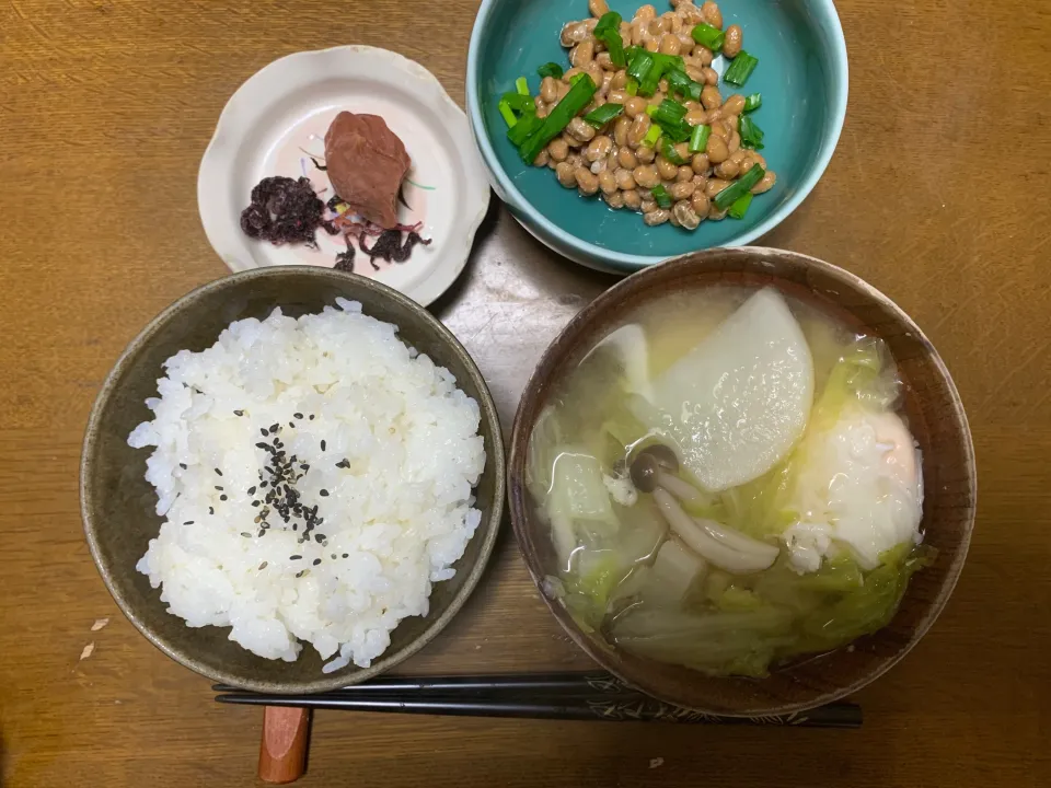 具沢山味噌汁　シンプル一汁二菜|ATさん