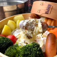 蒸籠でチーズフォンデュ🫕|9421beruさん