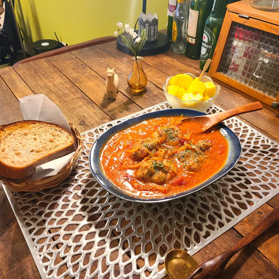 カチャトーレと釜焼きパン|KEITAさん