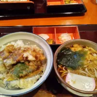 野菜天丼セット|よっちびやばんぶーさん