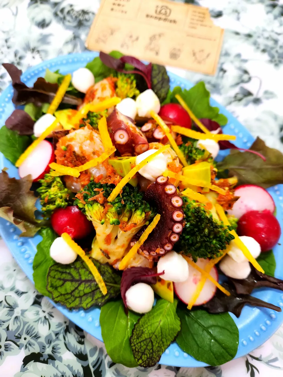 🔷🐙蛸とパールモッツァレラの🇪🇸タパス🥗🔷|@きなこさん