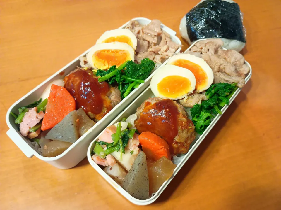 次男弁当&おにぎり|tamagomagomagoさん