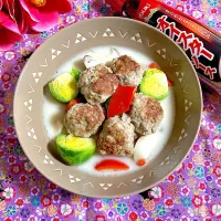 肉団子の中華クリーム煮✨|ringonamaさん