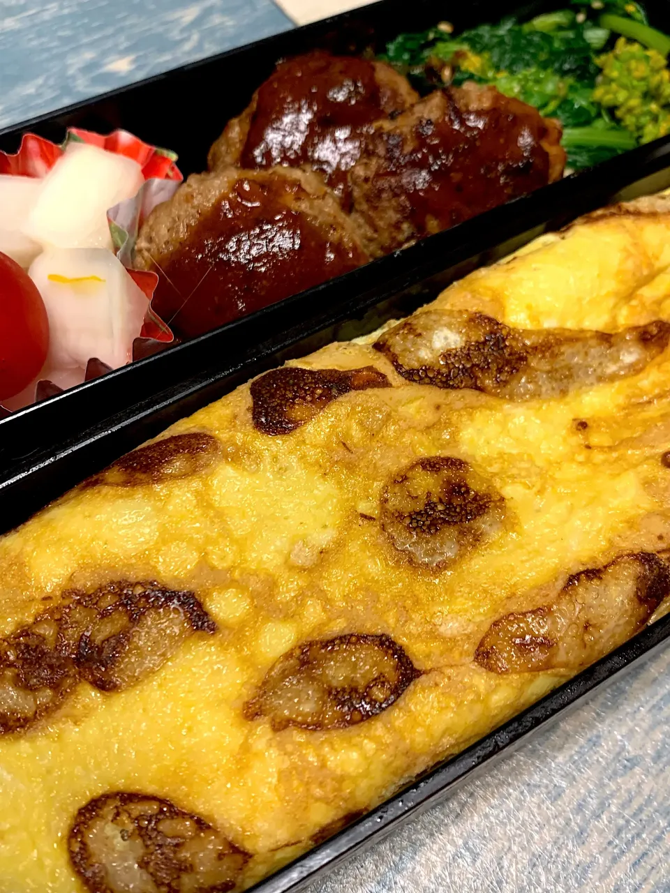 1/31鬼パンツ柄オムライス弁当|みっこちゃんさん