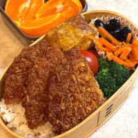 娘お弁当（ハムカツ）|takezooさん