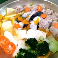 蓮根つくね鍋|ぶりさんさん