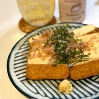 ナガマンさんの料理 絹揚げの炙り焼き| ナガマンさん