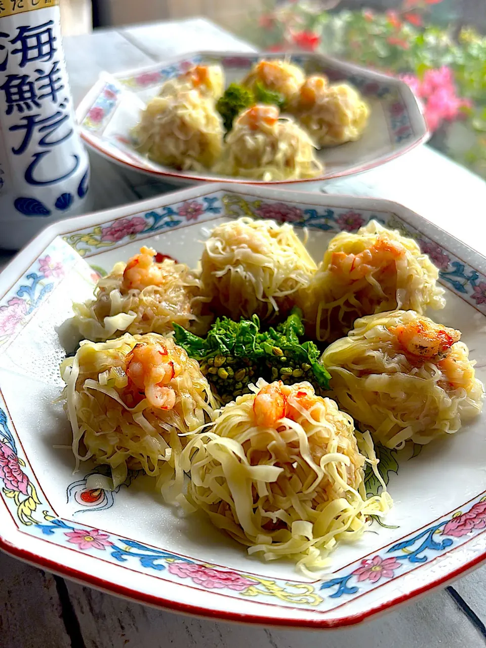 海老の花焼売💐 ~海鮮だし|とんちんさん